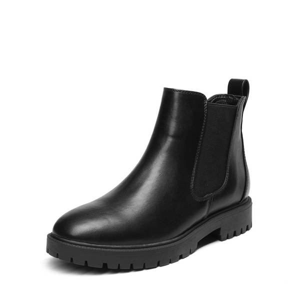 Classic Chelsea Ankle Booties - BLACK PU -  0